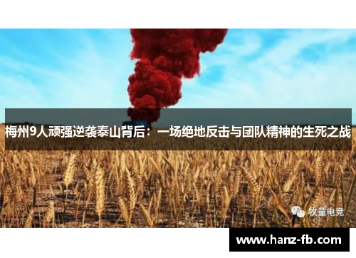 梅州9人顽强逆袭泰山背后：一场绝地反击与团队精神的生死之战